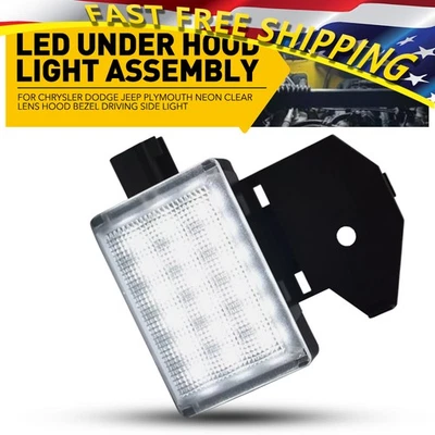 1X Lámpara LED de cortesía debajo del capó para luz Dodge Ram 1500 2500 3500 2001-2010 Foto 1 de 4