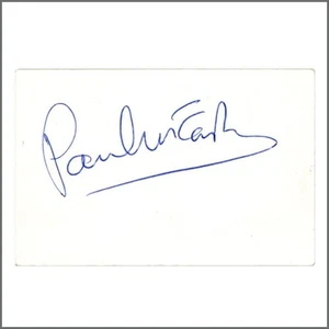 Paul McCartney 1990s Autographed British Airways Business Card (UK) - Imagen 1 de 2