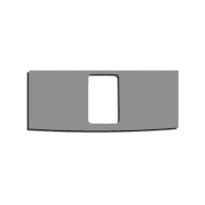 Placa de interruptor descongelador de aço inoxidável polido 1 furo para 2001-05 Chrysler PT Cruiser - Imagem 1 de 2