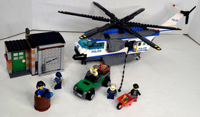 LEGO City Police Helicopter Surveillance (60046) Incomplete READ DESCRIPTION