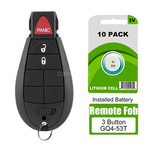 10 Remote Key Fob For 2013-2022 Dodge Ram Truck 1500 2500 3500 GQ4-53T 3 Buttons - Picture 1 of 9