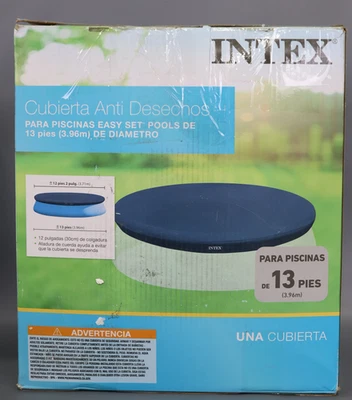 Intex 13" Easy Set Above Ground Rope Tie PVC Vinyl Pool Cover - Image 1 of 4