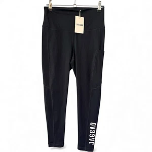 Jaggad Classic 7/8 Pocket Legging Black/White  Size M - Brand New With Tags - Picture 1 of 5