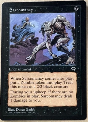 Sarcomancy X1  Tempest Mtg Magic the Gathering - Image 1 of 2