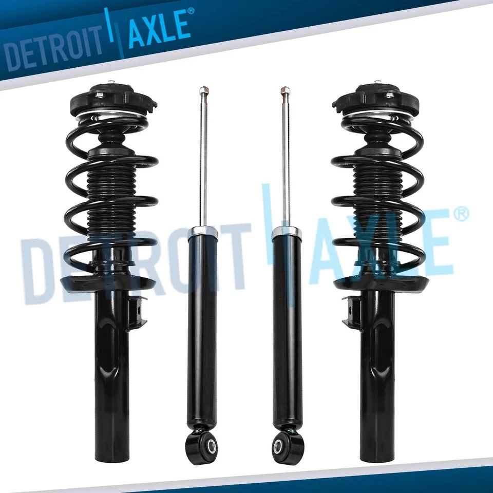 Front Struts w/Coil Spring Rear Shock Absorbers for Volkswagen Jetta Honda Civic - Image 1 of 4
