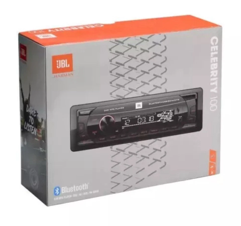 JBL Celebrity100 Single DIN In-Dash Bluetooth MP3 USB SD Digital Media Car Radio - Image 1 of 1