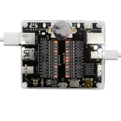 USB Cable Tester Board Charging Data Cable OTG Checker for Type C Micro HDMI DP - Image 1 of 4