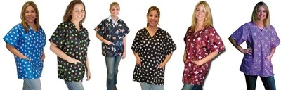 Stylist Wear Grooming Scrub Top - S - XXXL - 6 color, Pullover style