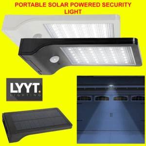 Outdoor 36 LED Bright PIR Motion Security Flood Light Wall Mount - Solar Powered - Picture 1 of 7