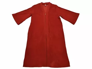 ILGWU Half-zip Kimona Sleeved Vintage Womens Kimono Plush Lounger Bathrobe - Picture 1 of 12