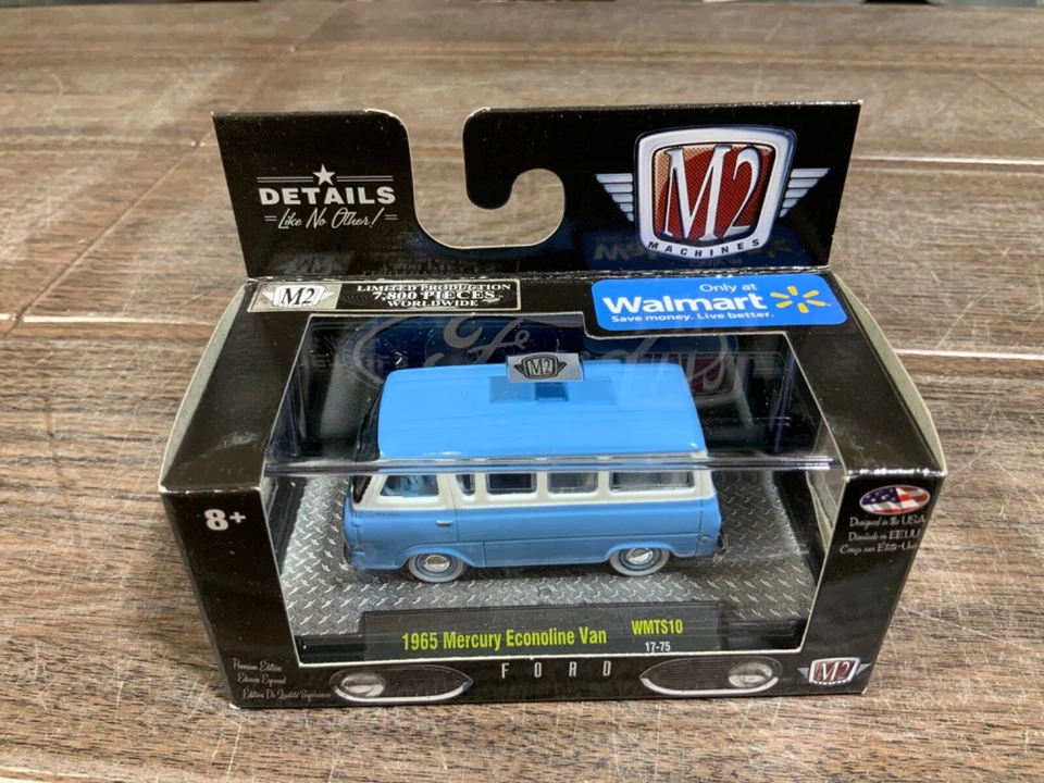 M2 MACHINES 1965 MERCURY ECONOLINE VAN BLUE WMTS10 - Image 1 of 1