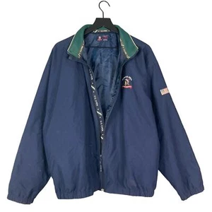 Vintage Ashworth US Open 2004 Shinnecock Windbreaker Jacket Blue Men's Size L - Picture 1 of 13