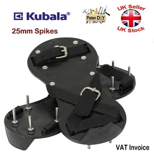 NAIL SPIKED AERATION Shoes 25mm-1" STUDDED SOLES SPIKES Flooring Screed - 1 Pair - Picture 1 of 1