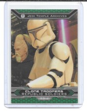 2015 Star Wars Chrome Perspectives Jedi vs. Sith Refractors #23J Clone Troopers