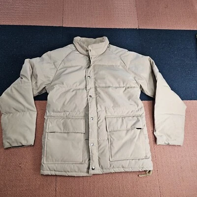 Damaged* Penfield Prime Northern Down Zip Jacket Small Brown No Hood Puffer R4d - Image 1 of 4