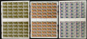 1979 QE2 Hong Kong Industries SG377-379 complete sheets Unmounted Mint MNH - Picture 1 of 7