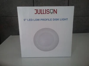 JULLISON 6 Inch LED Low Profile Recessed & Surface Mount Disk Light, Round, 15W, - Picture 1 of 3