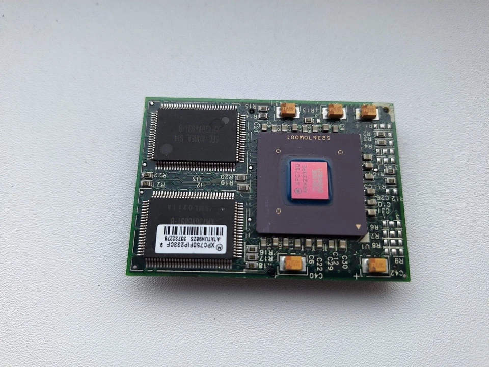 Motorola XPC750 ARX233PE POWER PC vintage CPU - Image 1 of 2