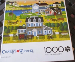 1,000 Piece C. Wysocki Puzzle "Witch's Bay"   26.75" x 19.75"  Buffalo Games - Picture 1 of 5