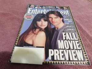 Entertainment Weekly Magazine 2001 Tom Cruise & Penelope Cruz / Movies Preview - Imagen 1 de 6