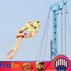 Wire Grip Cable Gripper Puller Steel Rope Jaw Pulling Tool Cable Clamp 3T 6600Lb - Picture 1 of 14