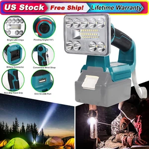 9W 1000LM Cordless Handheld LED Work Light for Makita 18V Max LXT Li-ion Battery - Picture 1 of 12