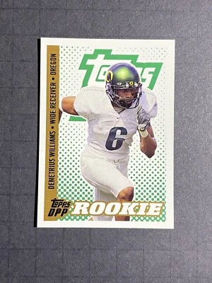 2006 Topps DPP Demetrius Williams Rookie Card #121 - Oregon Ducks - Image 1 of 2