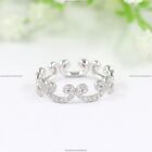 0.6 Ct Diamond Gift For Her Art Deco Engagement Ring For Girls 14Ct White Gold