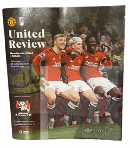 MANCHESTER UNITED V FULHAM - PREMIER LEAGUE - 24/2/2024 - Picture 1 of 1