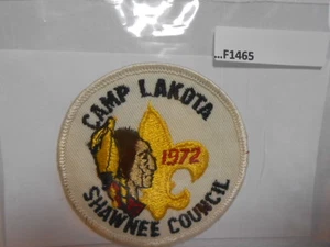 SHAWNE COUNCIL CAMP LAKOTA 1972 F1465 - Picture 1 of 1