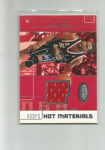 2002-03 HOOPS HOT PROSPECTS HOT MATERIALS #20 CUTTINO MOBLEY   E79