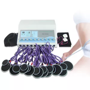 Slimming Device Russian Waves Muscle Stimulator 14 Pads Body Massager Home - Picture 1 of 12