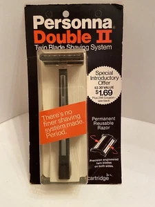 Personna Double II Twin Blade Disposable Razor NOS Vintage - Picture 1 of 7