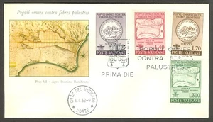 Vatican City Sc# 326-9: Malaria Eradication Campaign on FDC - Picture 1 of 1