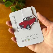 MINI Car Red Magnetic Bookmark - Ready to Ship - Mini Cooper / Mayfair