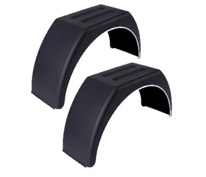 2x 15-16" Błotnik do pojedynczego koła 280/880 Błotnik Ciężarówka Platforma Przyczepa BMC - Zdjęcie 1 z 1