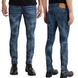 NWT PRPS Cayenne Super Skinny Fit Mens Stretch Jeans Water Acid Wash Size 44x34 - Picture 1 of 21