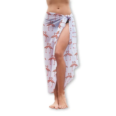 Flamingo All Over Design Sarong Strandüberwurf - Bild 1 von 2