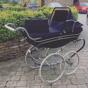 silver cross old fashioned pram