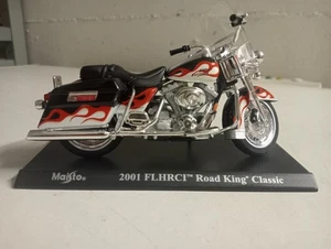 Harley Davidson Maisto 2001 FLHRCI Road King Classic scala 1/18 senza fascicolo - Foto 1 di 1