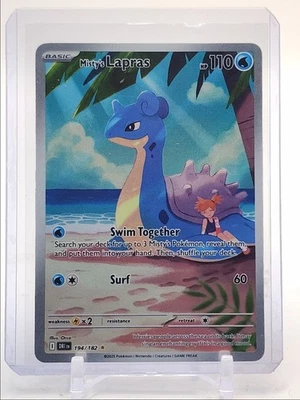 MISTY'S LAPRAS 2025 POKEMON DESTINED RIVALS ILLUSTRATION RARE 194/182 Q3627 - Image 1 of 2