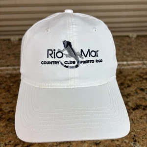 Rio Mar Country Club Purer Rico Hat Cap Lizard Iguana White Wyndham Resort - Picture 1 of 14