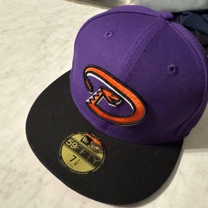 7 1/4Orange UV New Era Exclusive Arizona Diamondbacks 20th Anniversary Fitted - Picture 1 of 6