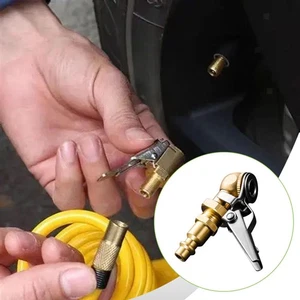 Geschlossen Ball Reifen Chuck 1/4 &quot;Fnpt Robust Zubehör für Reifen Luft - Picture 1 of 7