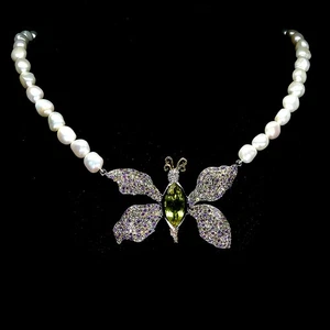 925 Sterling Silver Necklace Marquise Lemon Quartz Handmade Gemstone 23inches - Picture 1 of 13