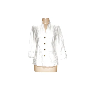 Coldwater Creek White Linen Jacket - Picture 1 of 4