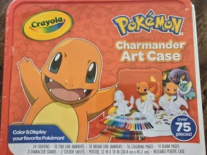 Crayola Pokemon Charmander Art Case über 75 Stück - Bild 1 von 3