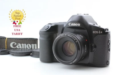 [Top MINT w/strap] Canon EOS-1N 35mm Film Camera EF 50mm f1.8 II Lens From JAPAN - Image 1 of 4