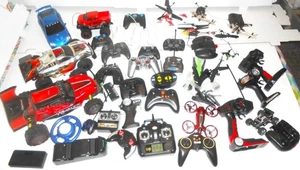 Huge Lot Remote Control Cars Helicopters Radio Controllers Etc - Picture 1 of 11