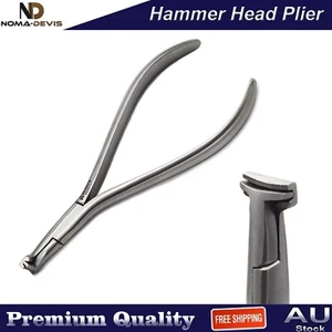 Dental Hammer Head Plier Wire Bending NiTi Cinch Back Orthodontic Dentist Tools - Imagen 1 de 5
